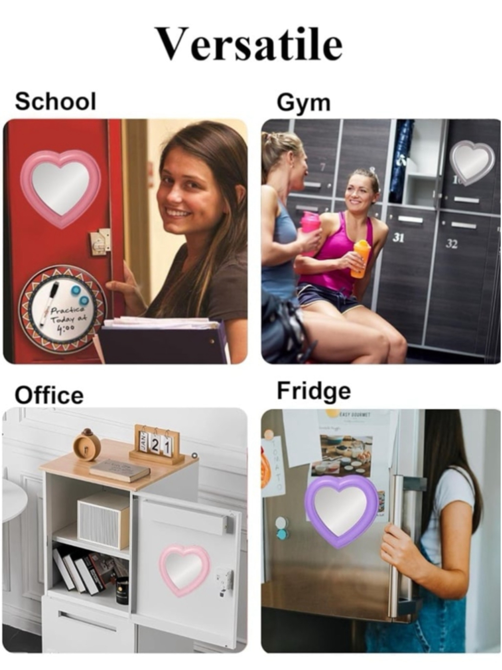 Magnetic Locker Mirror - Picture 3 of 3